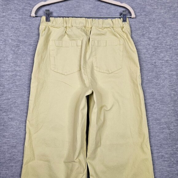 Oak + Fort Women's Yellow Straight High-Rise Denim Jeans Sz M - Picture 3 of 11